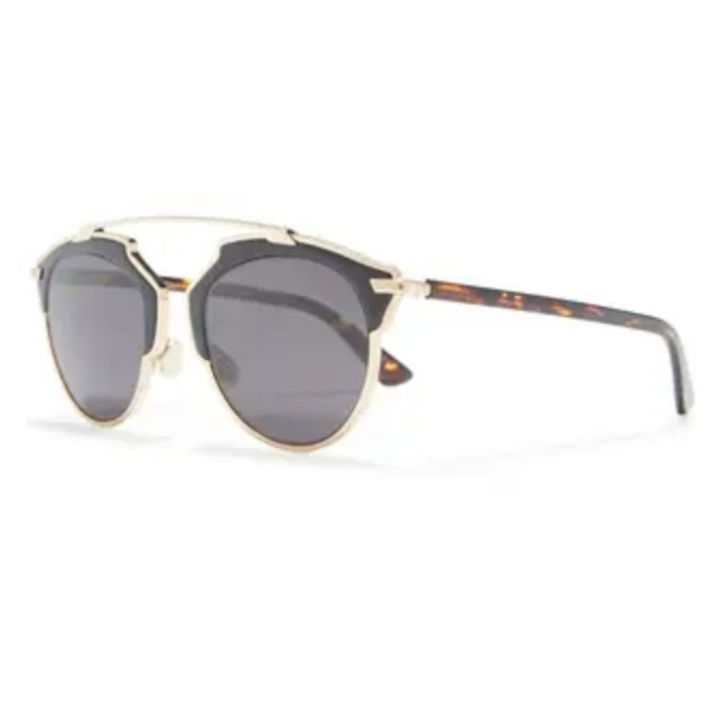 Dior So Real Brow Bar Aviator Sunglasses Rose #1